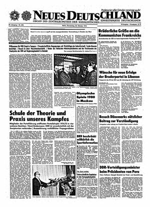 Neues Deutschland Online-Archiv vom 24.10.1974