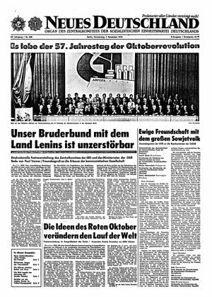 Neues Deutschland Online-Archiv on Nov 7, 1974