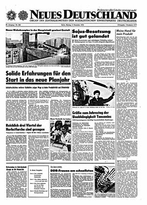 Neues Deutschland Online-Archiv vom 09.12.1974