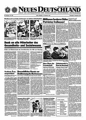 Neues Deutschland Online-Archiv vom 11.12.1974