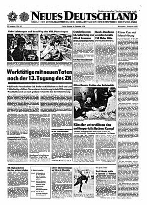Neues Deutschland Online-Archiv vom 16.12.1974