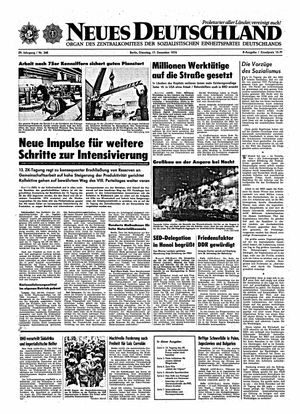 Neues Deutschland Online-Archiv vom 17.12.1974