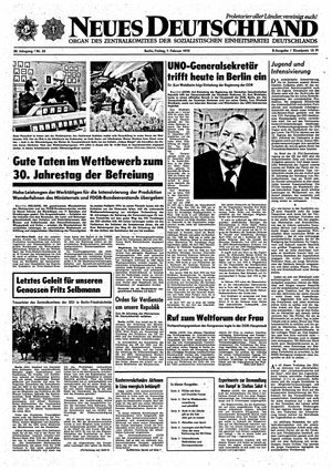 Neues Deutschland Online-Archiv on Feb 7, 1975
