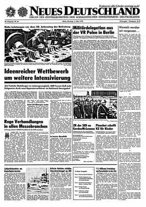 Neues Deutschland Online-Archiv on Mar 11, 1975
