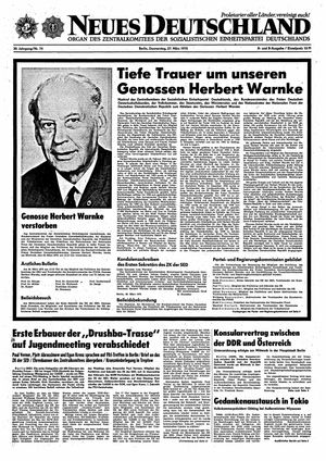Neues Deutschland Online-Archiv vom 27.03.1975