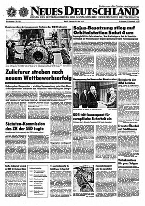 Neues Deutschland Online-Archiv vom 27.05.1975