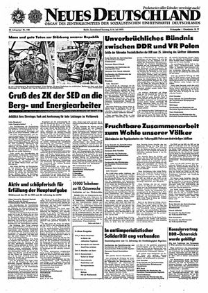 Neues Deutschland Online-Archiv vom 05.07.1975