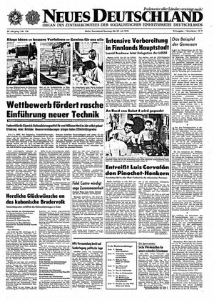 Neues Deutschland Online-Archiv on Jul 26, 1975