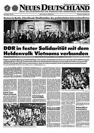 Neues Deutschland Online-Archiv on Oct 17, 1975