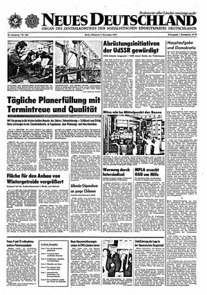Neues Deutschland Online-Archiv vom 05.11.1975