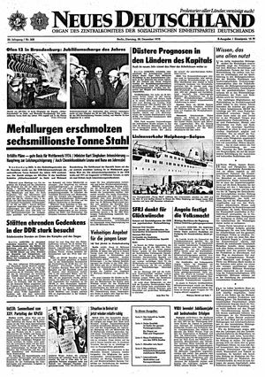 Neues Deutschland Online-Archiv vom 30.12.1975