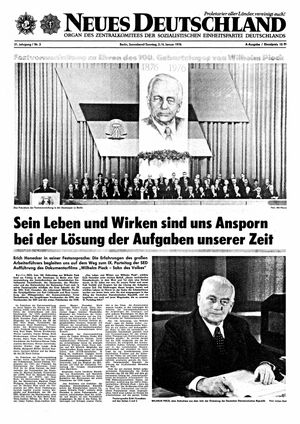 Neues Deutschland Online-Archiv vom 03.01.1976