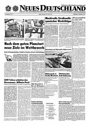 Neues Deutschland Online-Archiv vom 13.01.1976