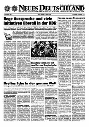 Neues Deutschland Online-Archiv vom 20.01.1976