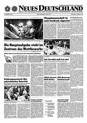 Neues Deutschland Online-Archiv on Jan 29, 1976