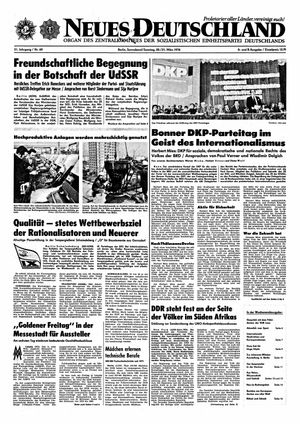 Neues Deutschland Online-Archiv vom 20.03.1976