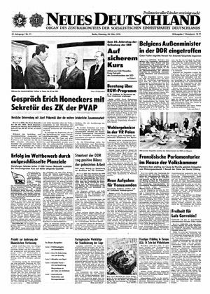 Neues Deutschland Online-Archiv vom 23.03.1976