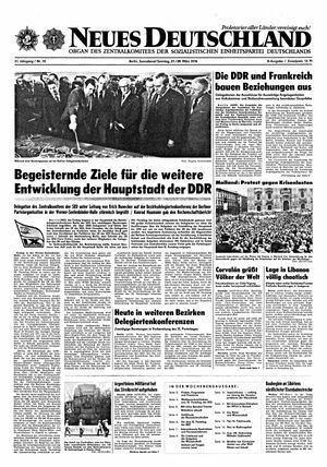 Neues Deutschland Online-Archiv vom 27.03.1976