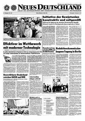 Neues Deutschland Online-Archiv vom 05.05.1976