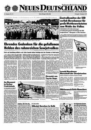 Neues Deutschland Online-Archiv vom 10.05.1976