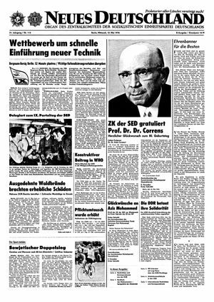 Neues Deutschland Online-Archiv vom 12.05.1976
