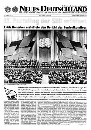 Neues Deutschland Online-Archiv vom 19.05.1976