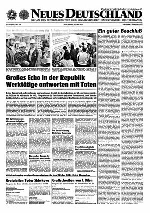 Neues Deutschland Online-Archiv vom 31.05.1976