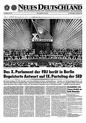Neues Deutschland Online-Archiv vom 02.06.1976