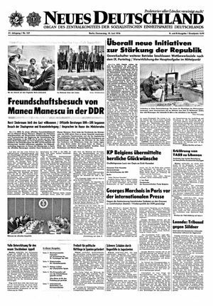 Neues Deutschland Online-Archiv on Jun 10, 1976