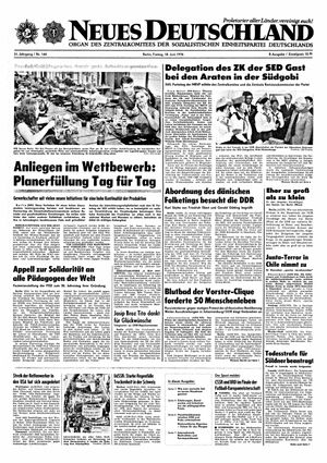 Neues Deutschland Online-Archiv vom 18.06.1976