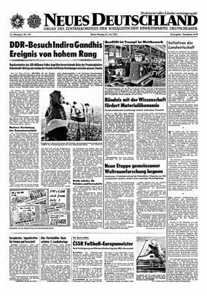 Neues Deutschland Online-Archiv vom 21.06.1976