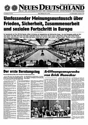 Neues Deutschland Online-Archiv vom 30.06.1976