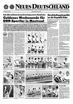 Neues Deutschland Online-Archiv vom 26.07.1976