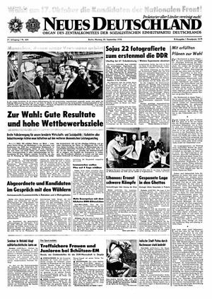 Neues Deutschland Online-Archiv on Sep 20, 1976