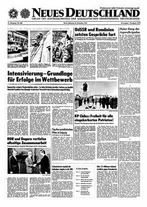 Neues Deutschland Online-Archiv vom 24.11.1976