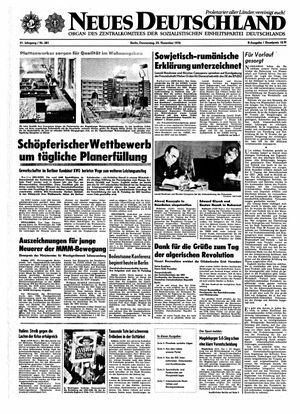Neues Deutschland Online-Archiv vom 25.11.1976