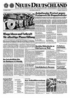 Neues Deutschland Online-Archiv vom 06.12.1976