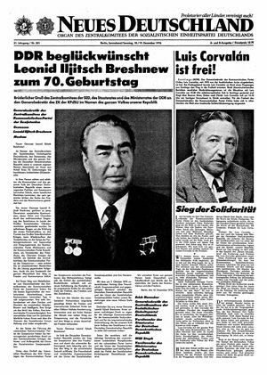 Neues Deutschland Online-Archiv vom 18.12.1976