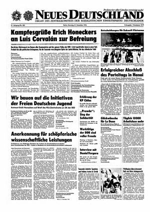 Neues Deutschland Online-Archiv on Dec 21, 1976