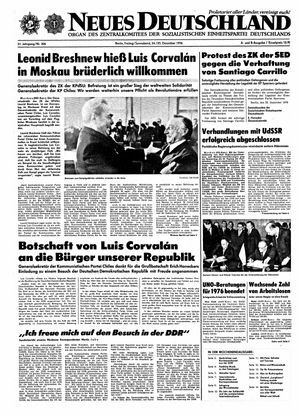 Neues Deutschland Online-Archiv vom 24.12.1976