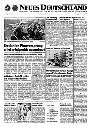Neues Deutschland Online-Archiv vom 28.12.1976