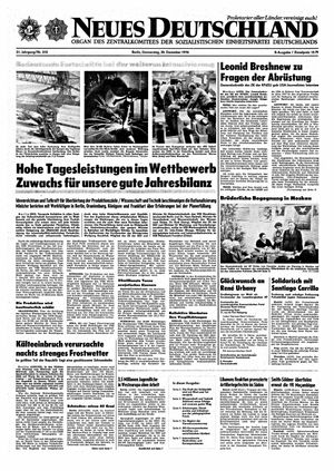 Neues Deutschland Online-Archiv vom 30.12.1976