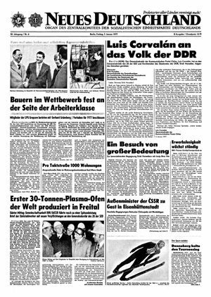 Neues Deutschland Online-Archiv vom 07.01.1977