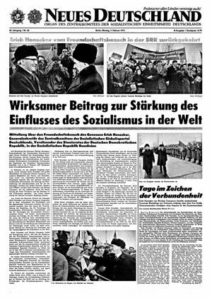 Neues Deutschland Online-Archiv vom 07.02.1977