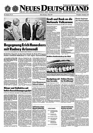 Neues Deutschland Online-Archiv on Mar 1, 1977