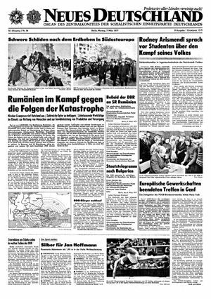 Neues Deutschland Online-Archiv vom 07.03.1977