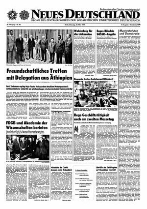 Neues Deutschland Online-Archiv vom 15.03.1977