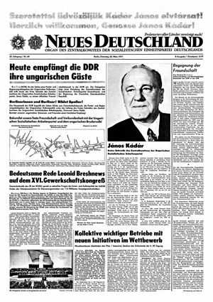 Neues Deutschland Online-Archiv vom 22.03.1977