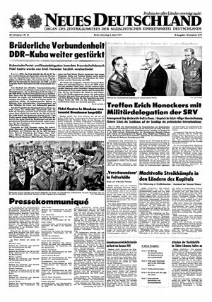 Neues Deutschland Online-Archiv vom 05.04.1977