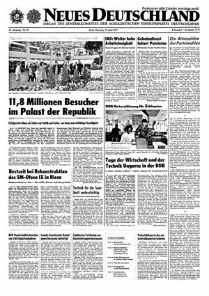 Neues Deutschland Online-Archiv vom 19.04.1977
